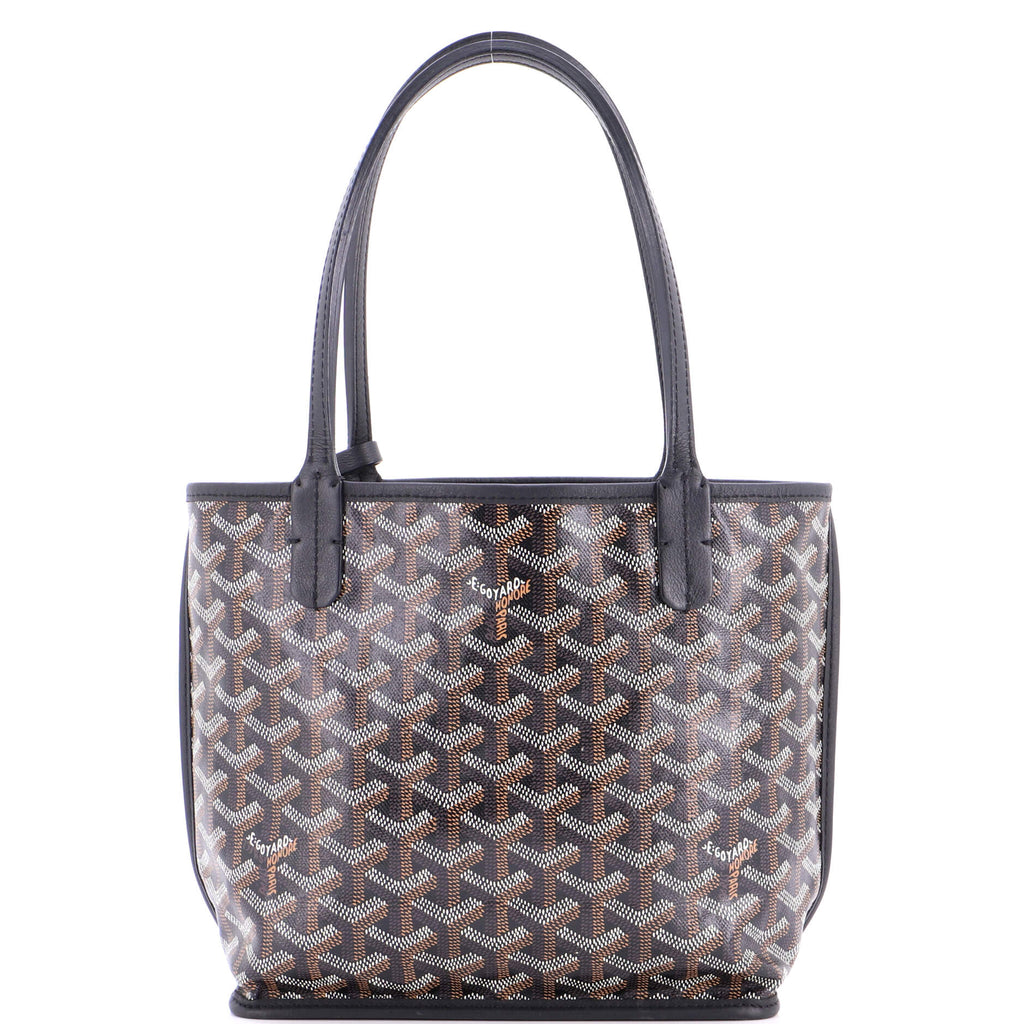 Anjou Reversible Tote Coated Canvas Mini