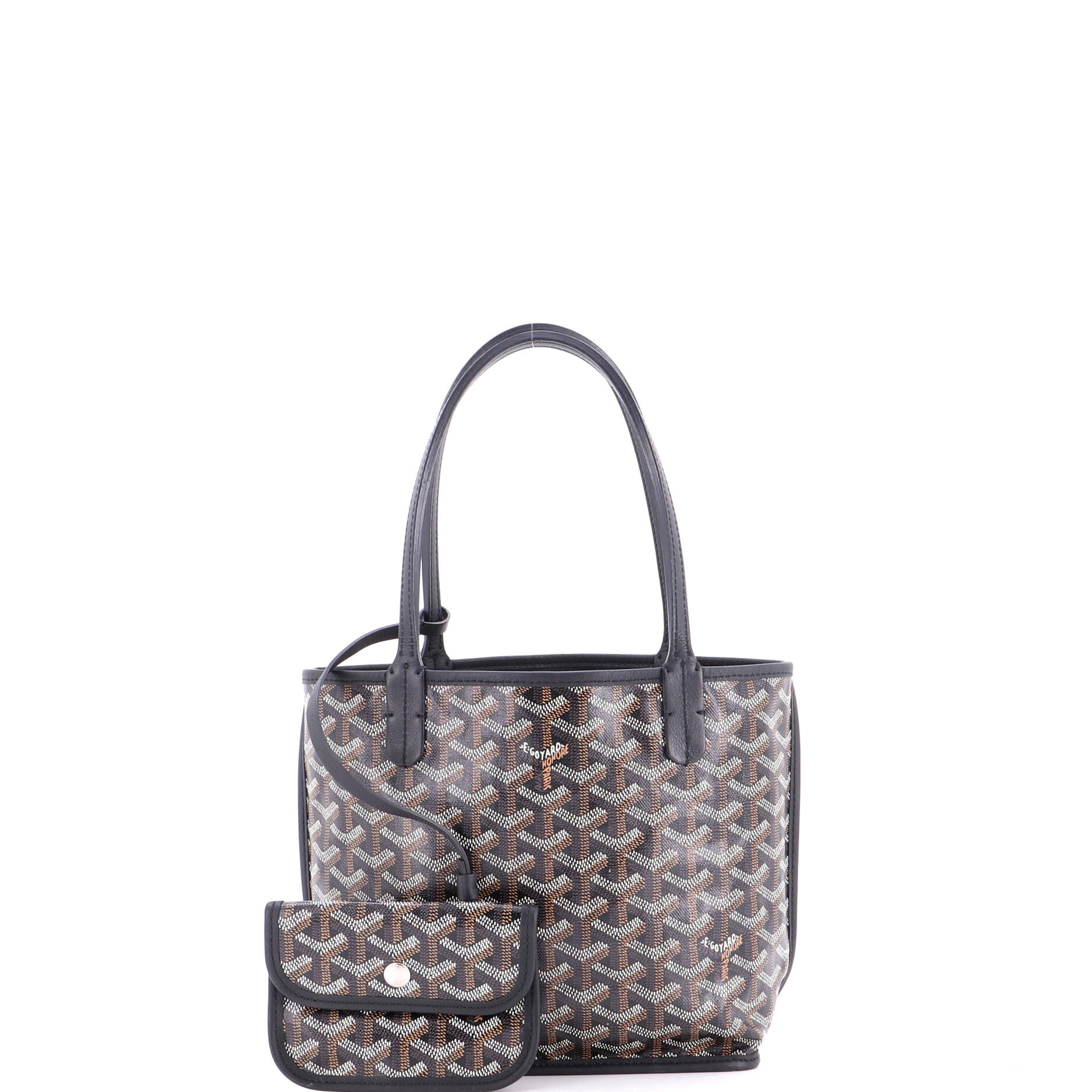 Anjou Reversible Tote Coated Canvas Mini