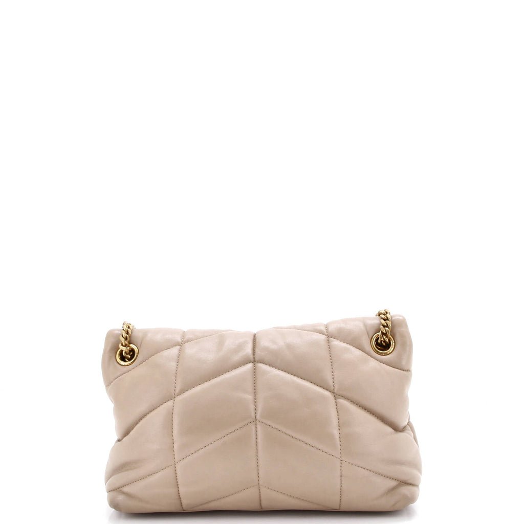 Loulou Puffer Shoulder Bag Quilted Leather Small
