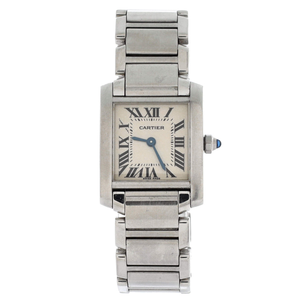 Tank Francaise Quartz Watch Stainless Steel 25
