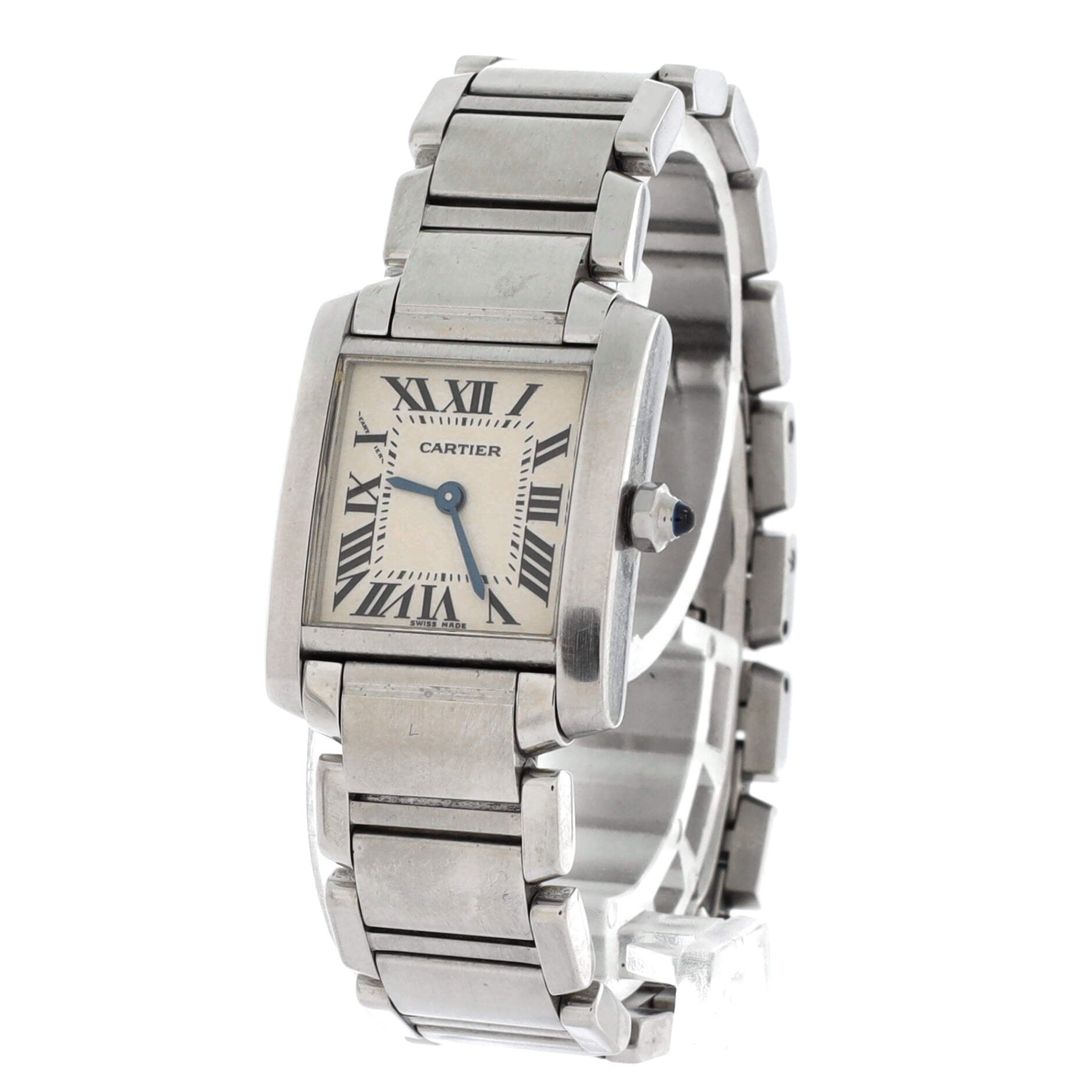 Tank Francaise Quartz Watch Stainless Steel 25