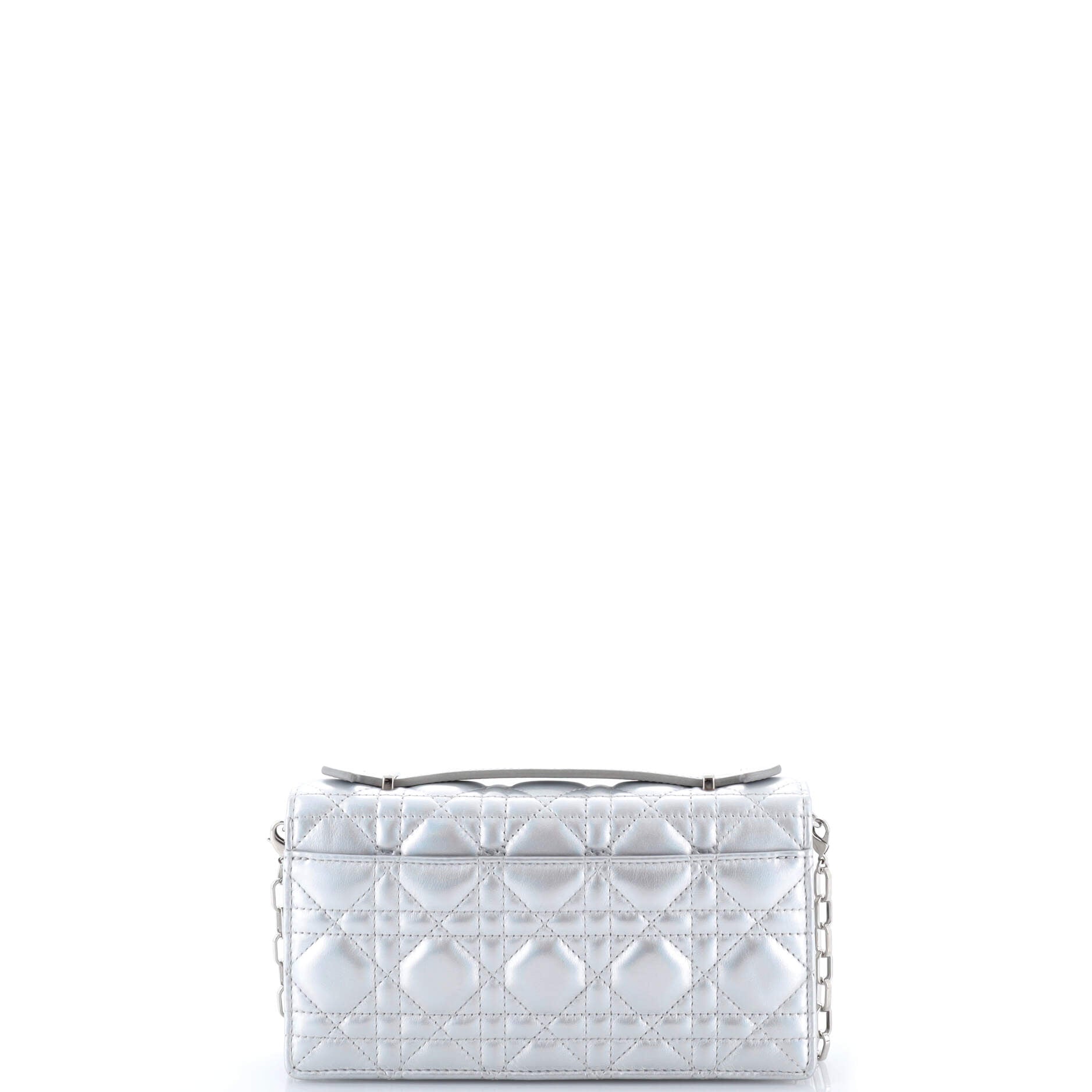 My Dior Top Handle Flap Bag Cannage Quilt Lambskin Mini