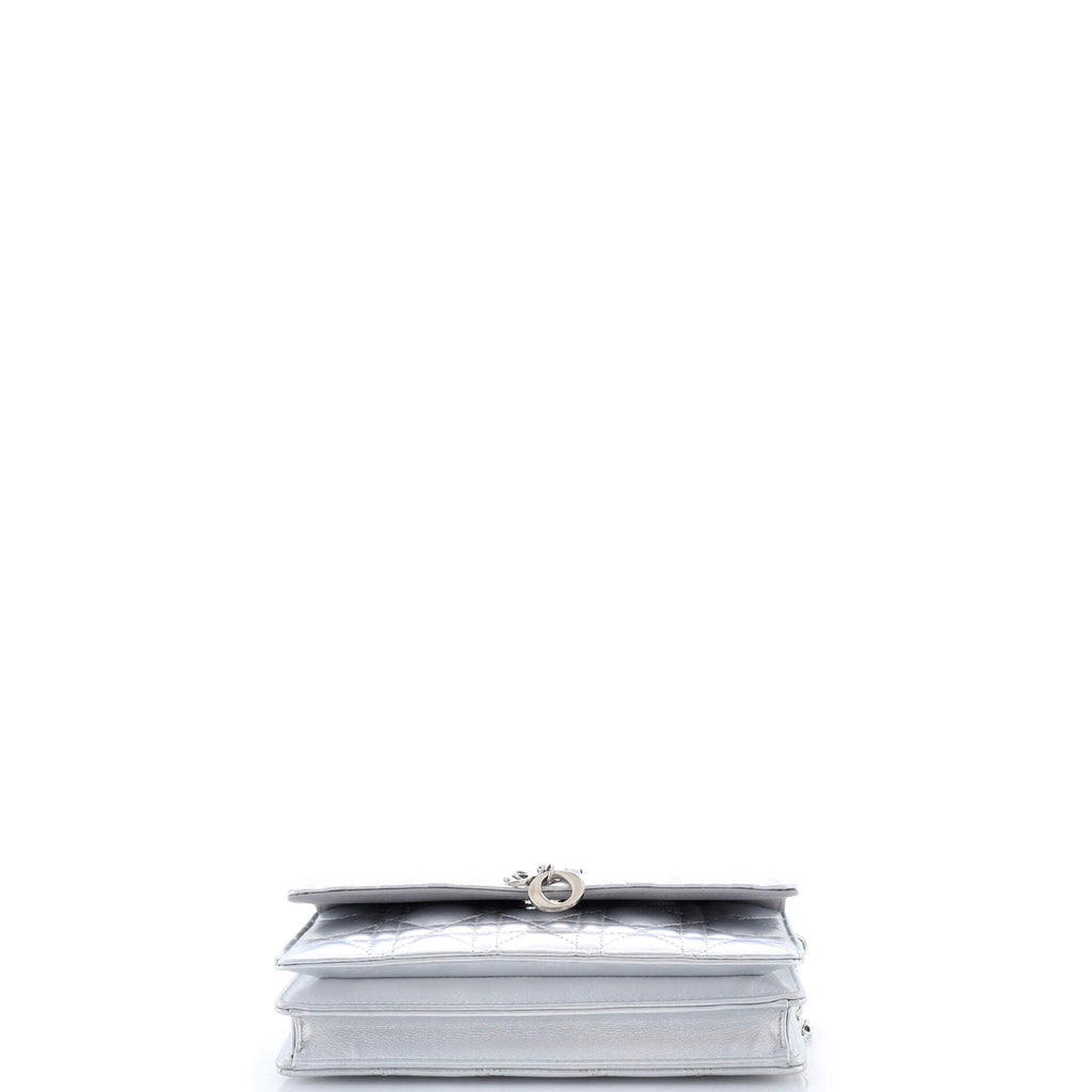 My Dior Top Handle Flap Bag Cannage Quilt Lambskin Mini