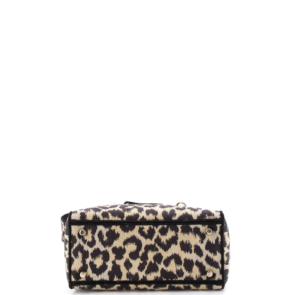 Lady D-Lite Bag Mizza Embroidered Canvas Medium