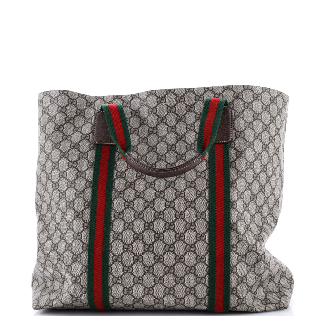Logo Web Tote GG Canvas Medium