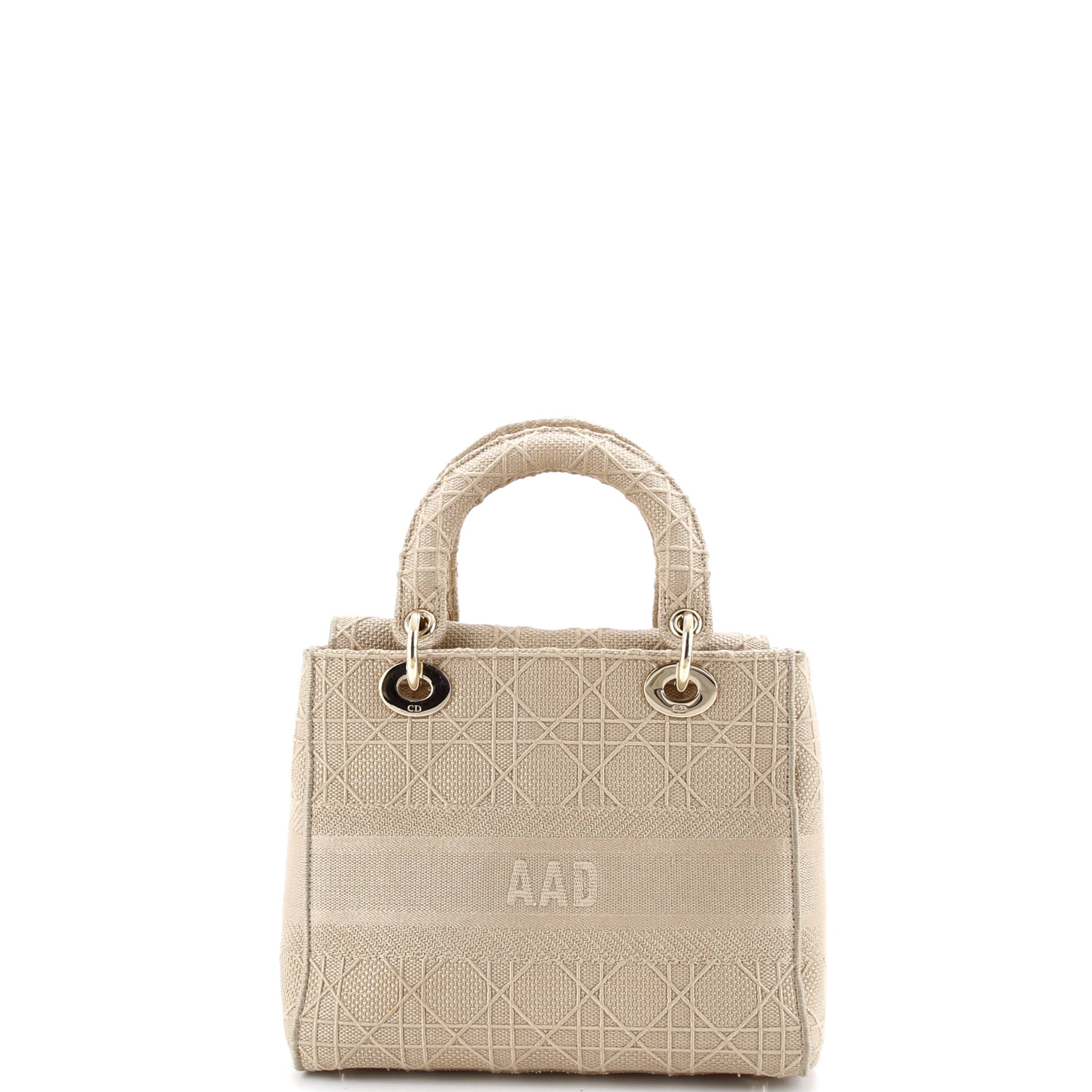 Lady D-Lite Bag Cannage Embroidered Canvas Medium