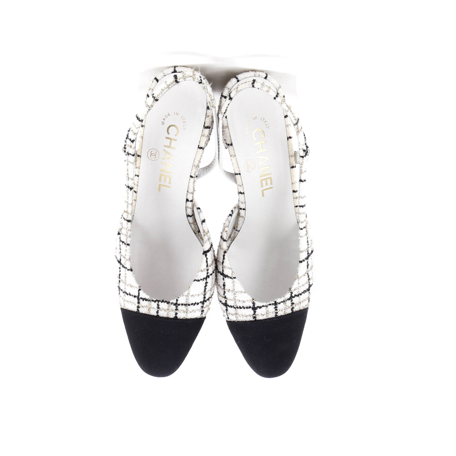 Women's Cap Toe CC Slingback Pumps Tweed