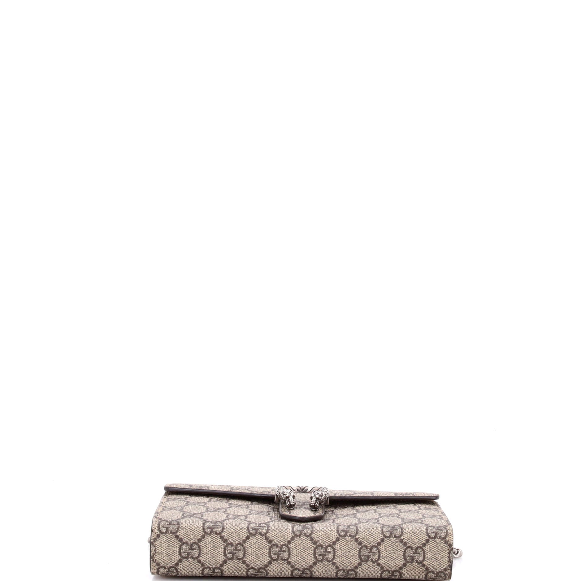 Dionysus Chain Wallet GG Coated Canvas Small