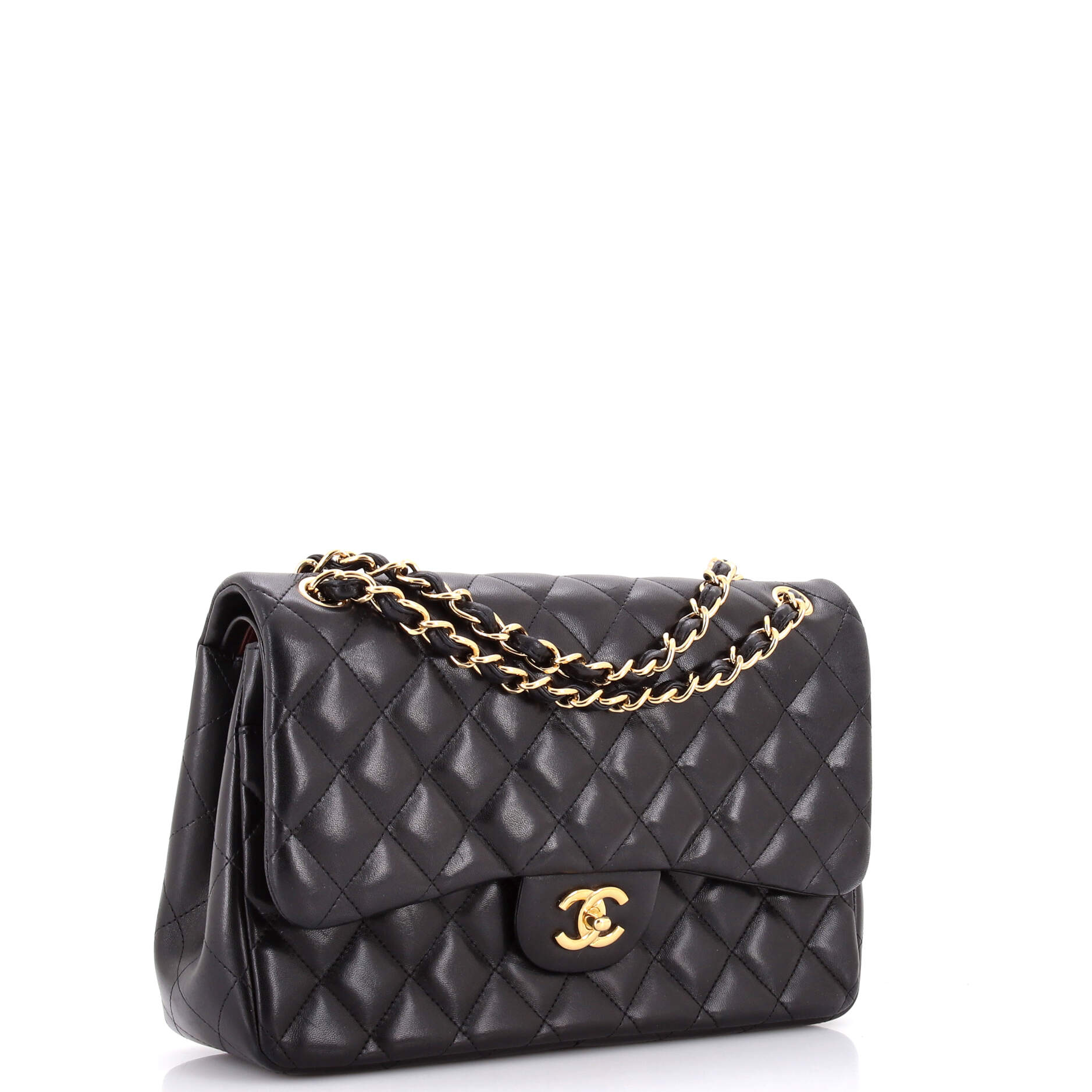 Classic Double Flap Bag Quilted Lambskin Jumbo
