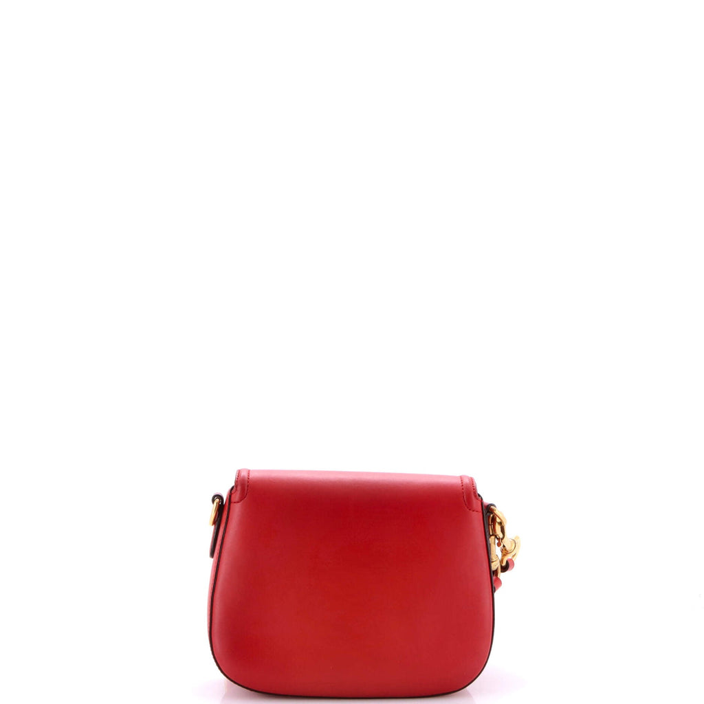 Lady Web Shoulder Bag Leather Medium
