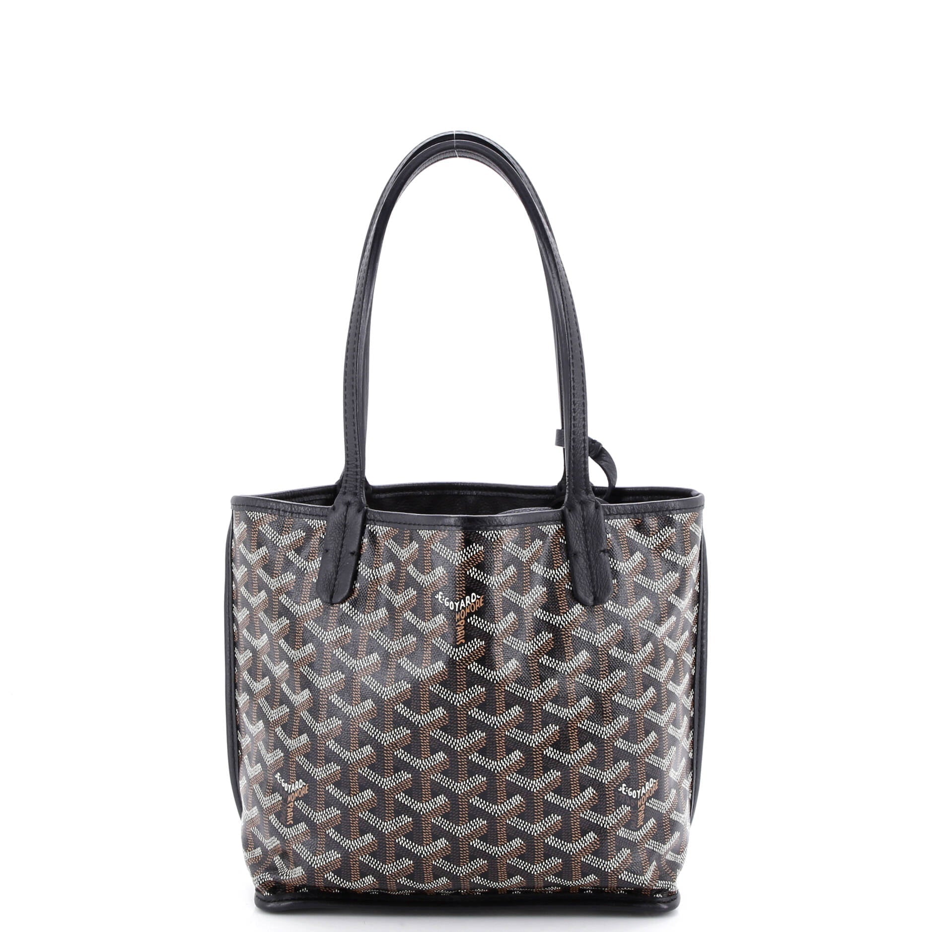 Anjou Reversible Tote Coated Canvas Mini