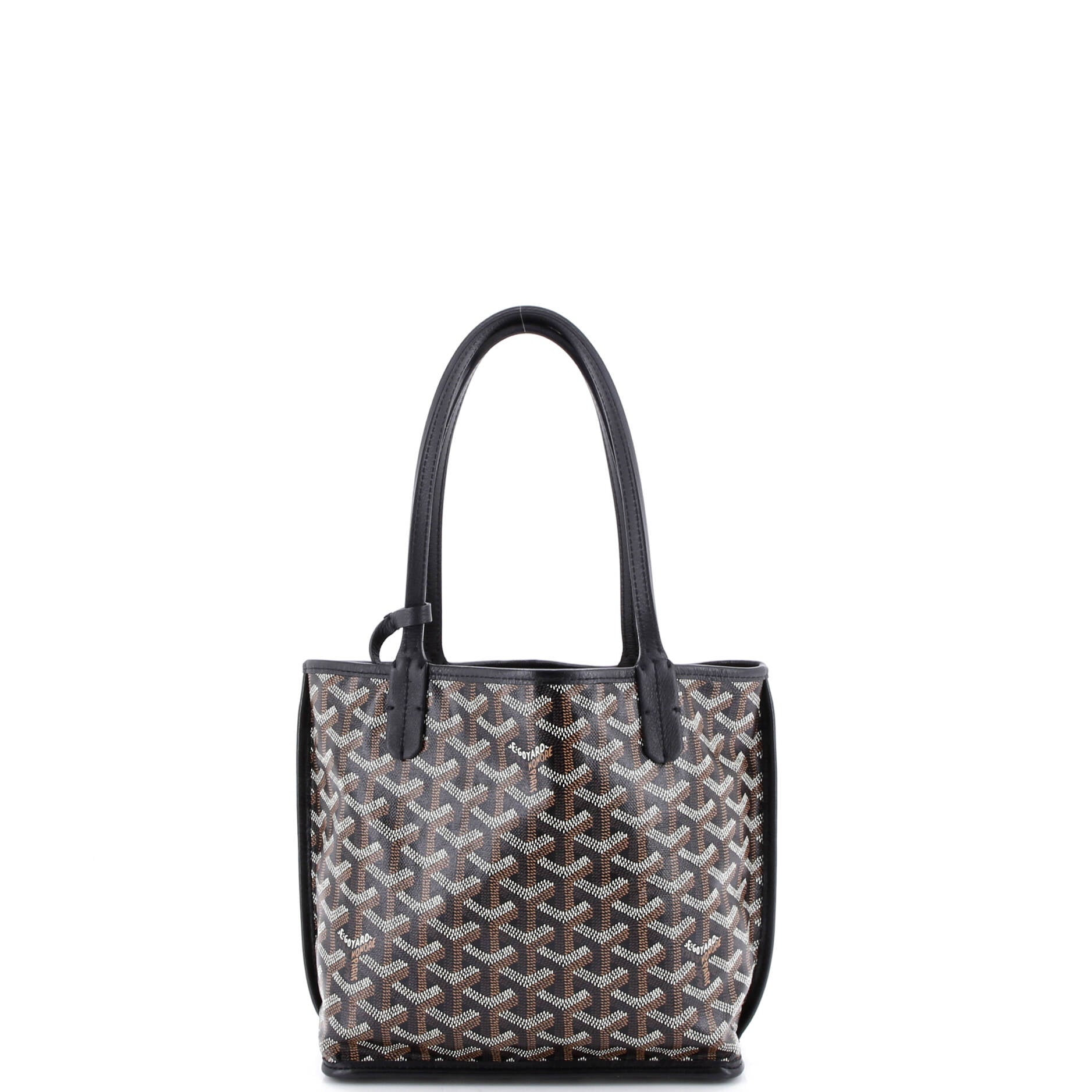Anjou Reversible Tote Coated Canvas Mini