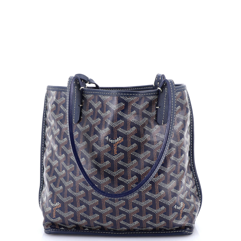 Anjou Reversible Tote Coated Canvas Mini