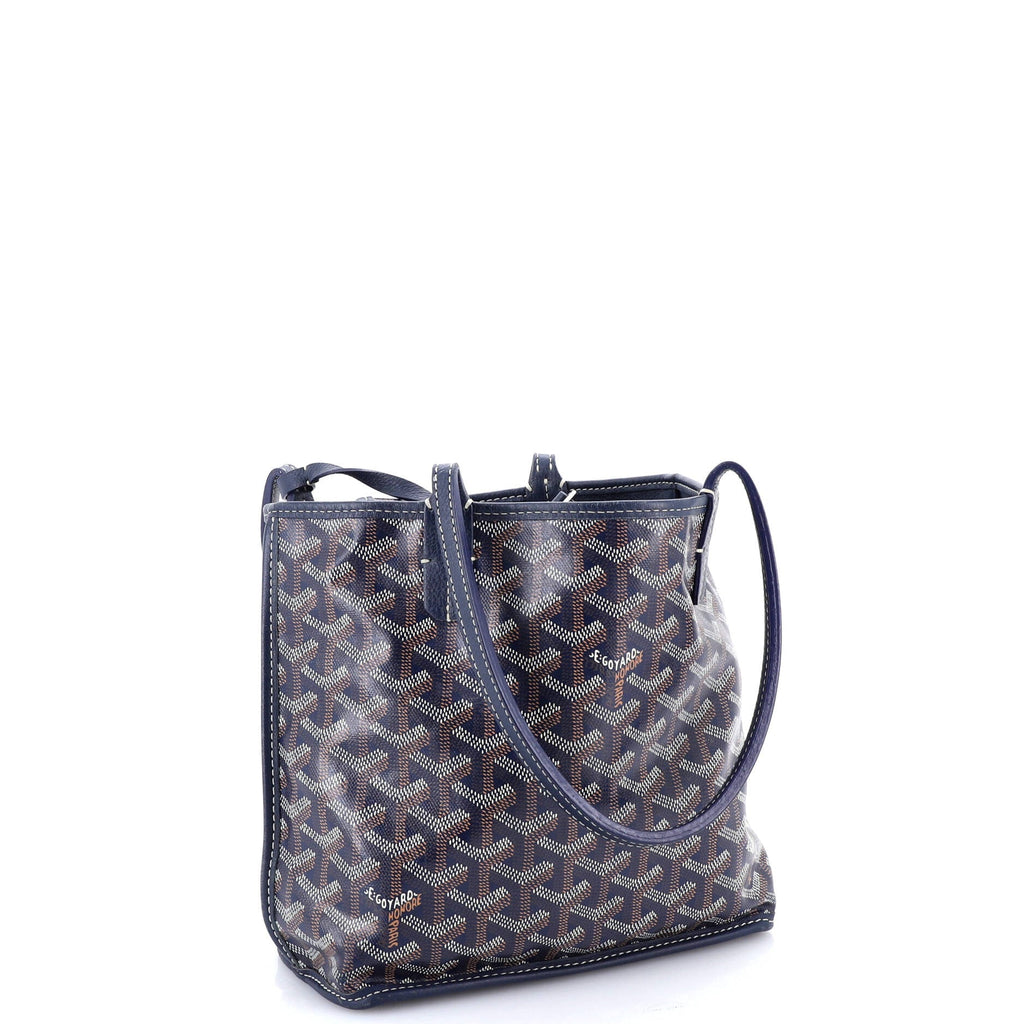Anjou Reversible Tote Coated Canvas Mini