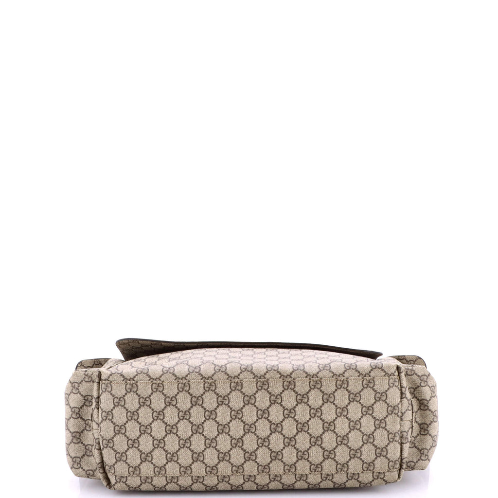 Diaper Bag GG Coated Canvas