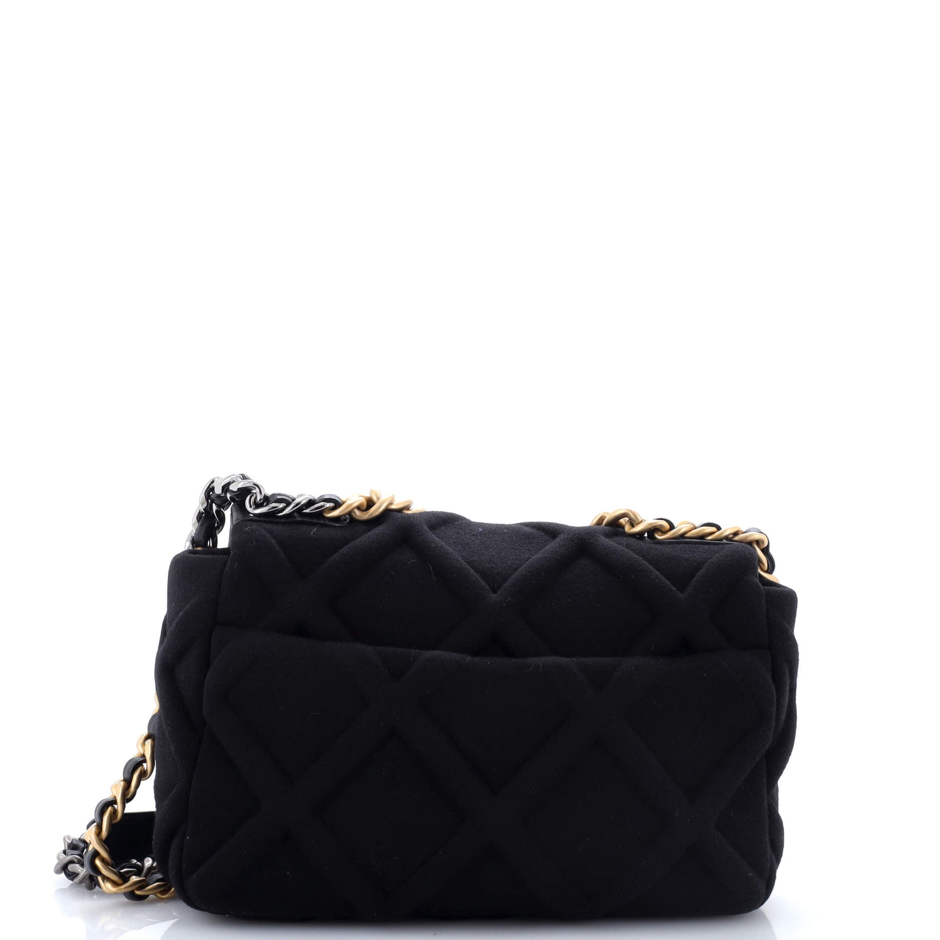 19 Flap Bag Quilted Jersey Medium