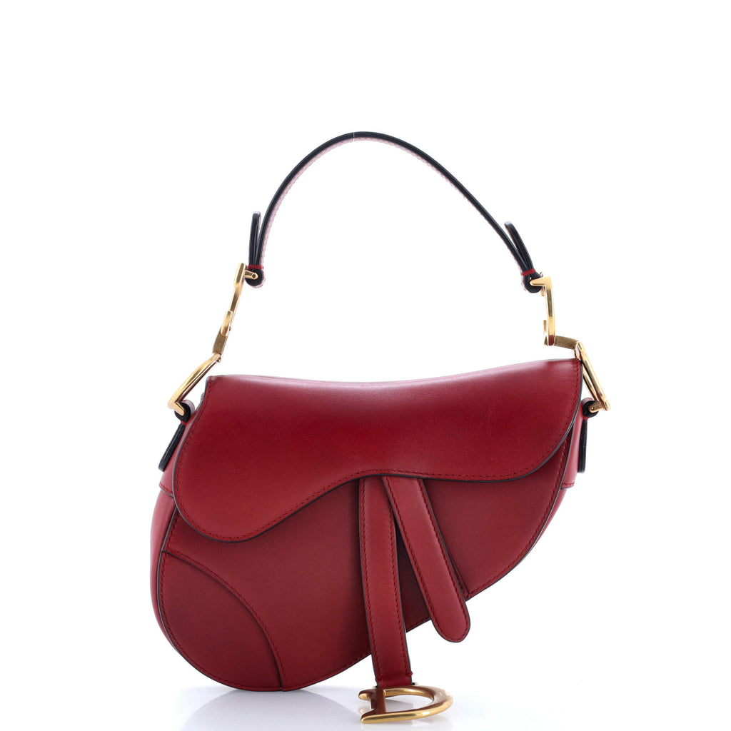 Saddle Handbag Leather Mini