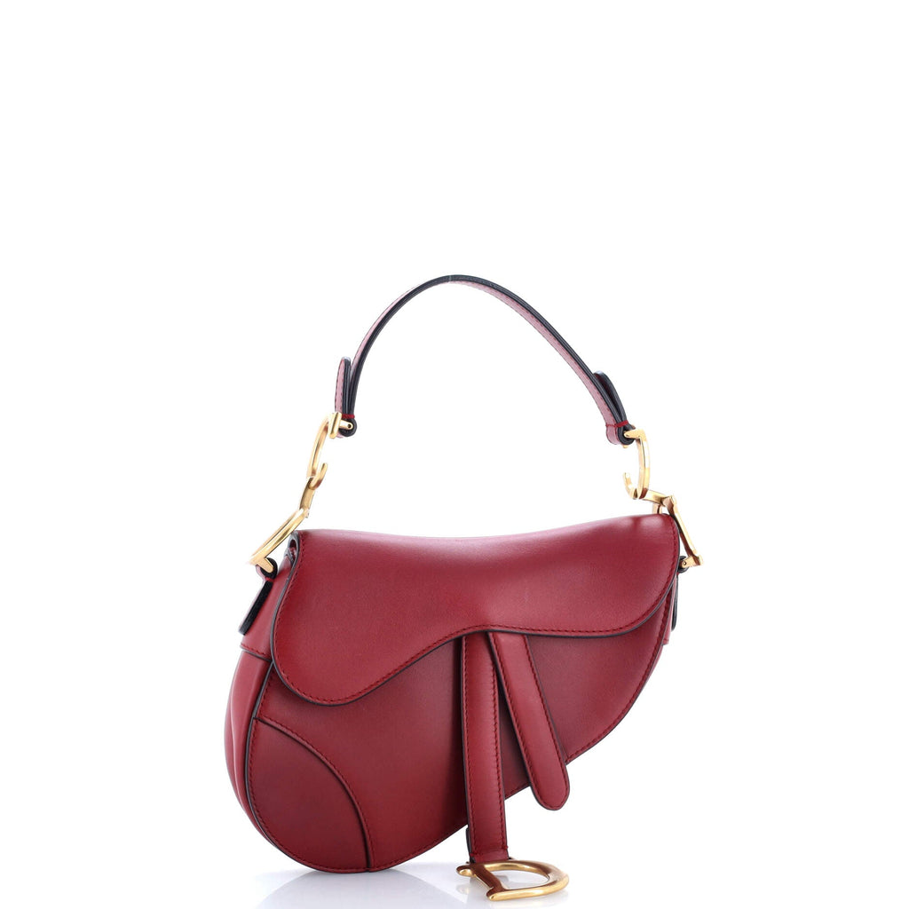 Saddle Handbag Leather Mini