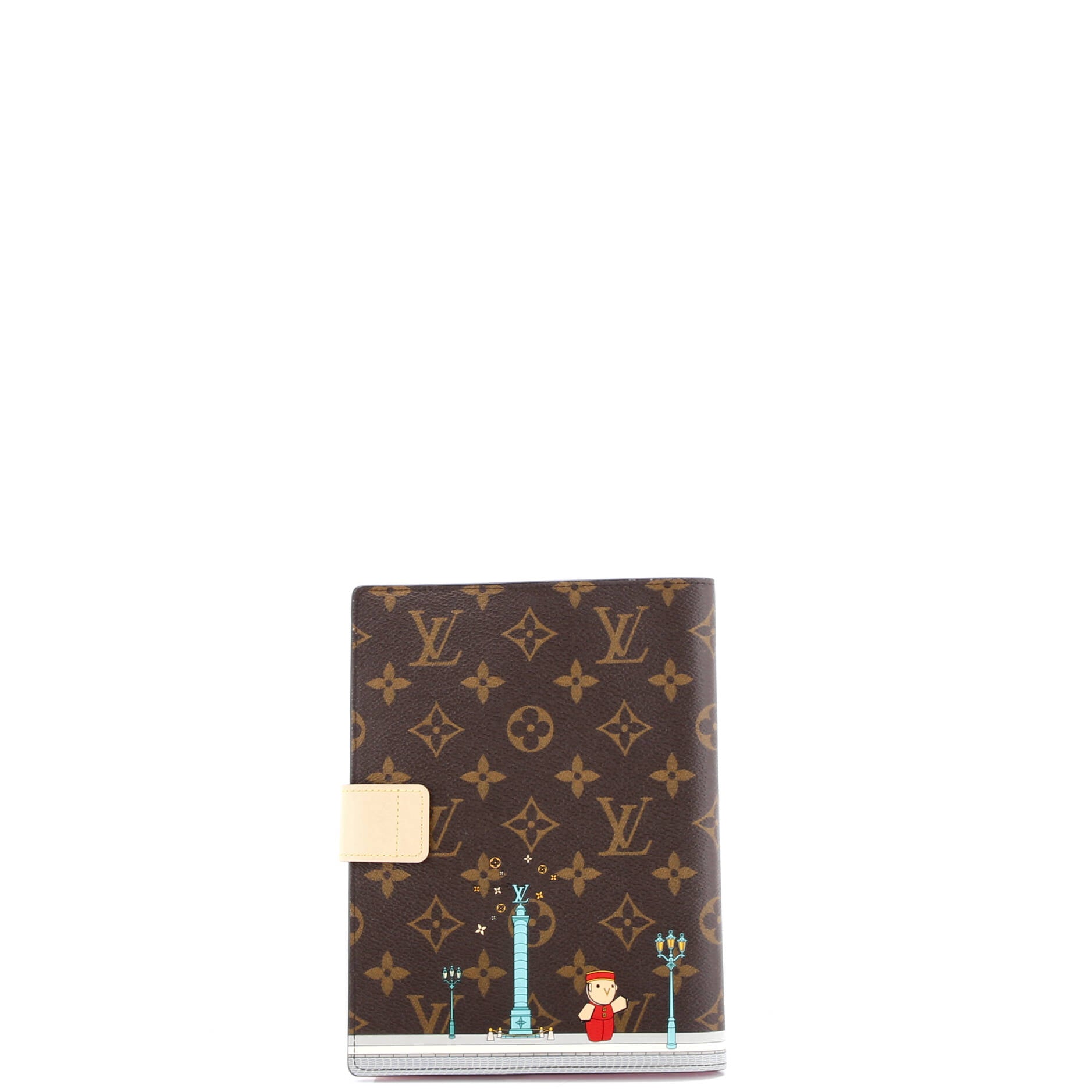 Paul Notebook Cover Limited Edition Vivienne Xmas Monogram Canvas MM