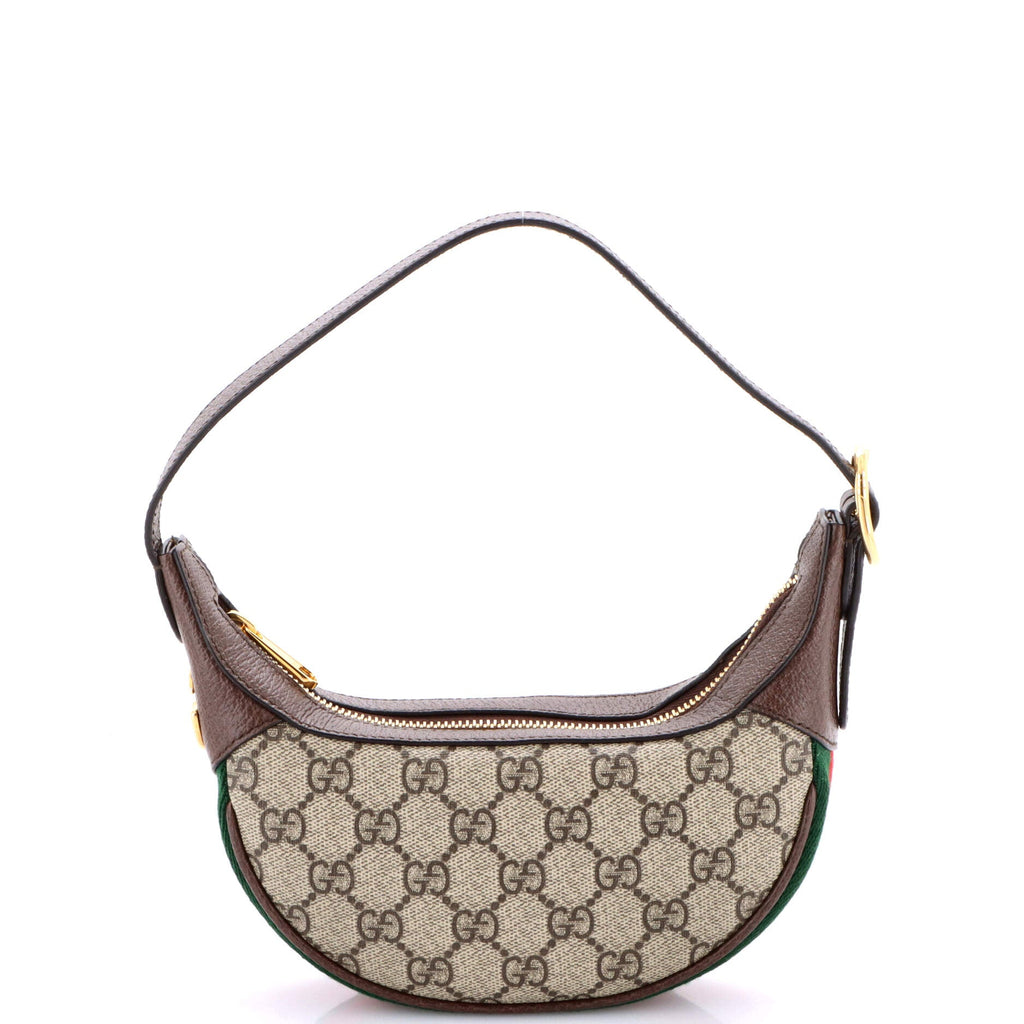 Ophidia Half Moon Bag GG Coated Canvas Mini
