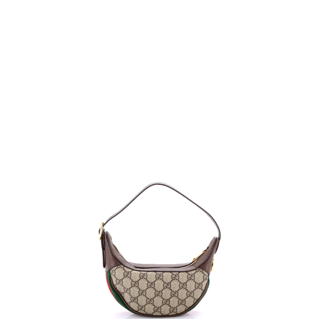 Ophidia Half Moon Bag GG Coated Canvas Mini