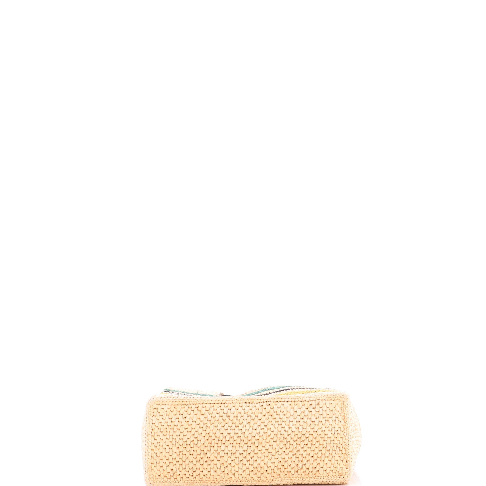 Paula's Ibiza Logo Convertible Tote Raffia Small