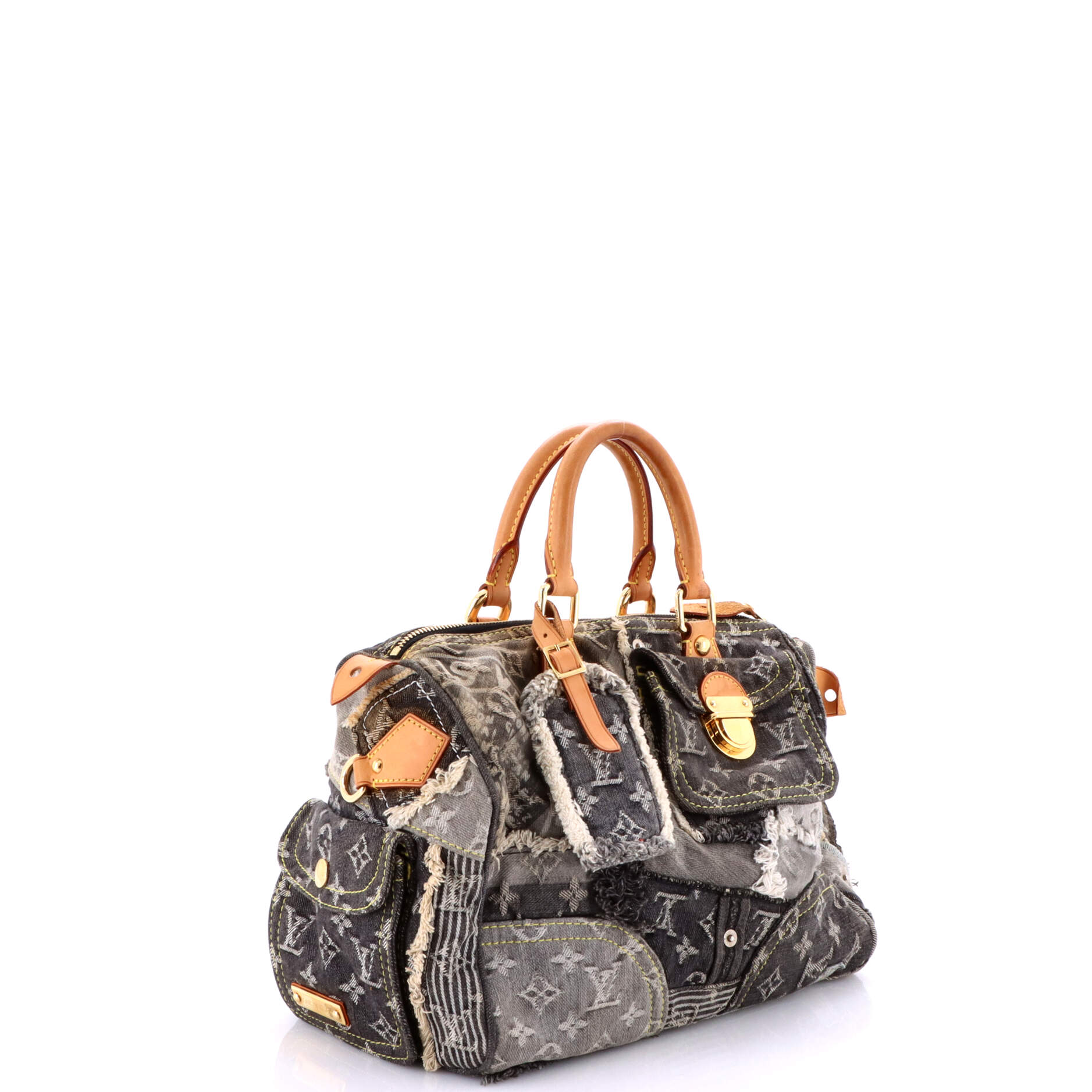 Patchwork Speedy Bag Denim 30