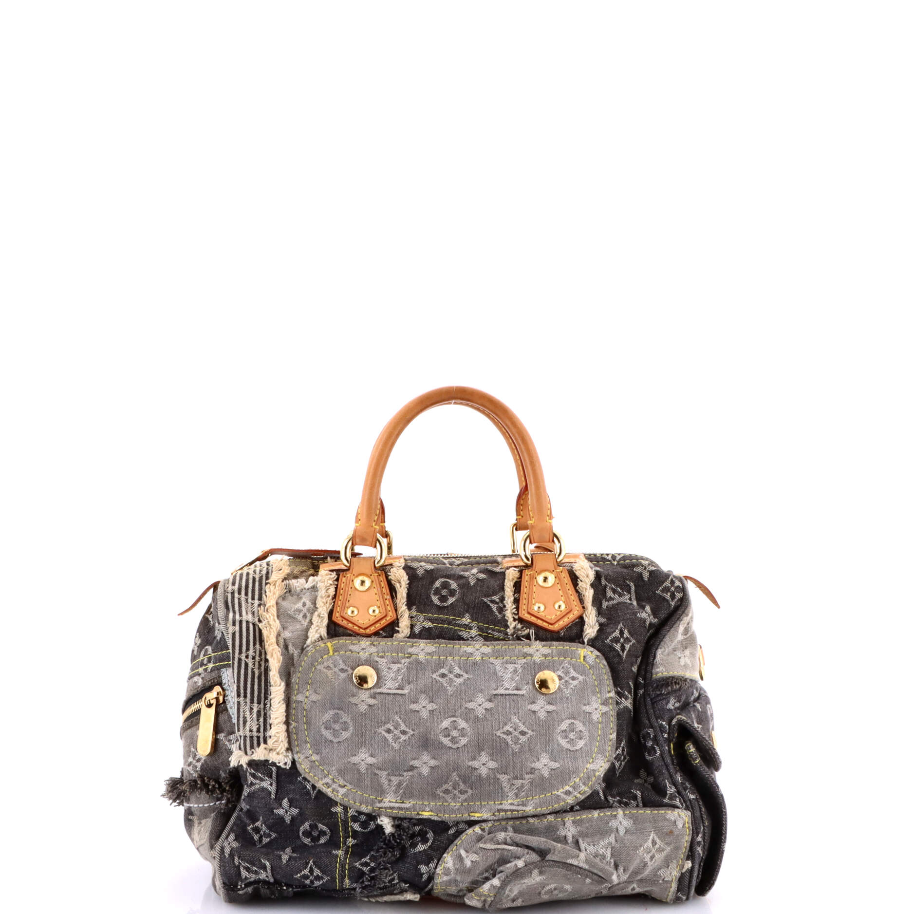Patchwork Speedy Bag Denim 30