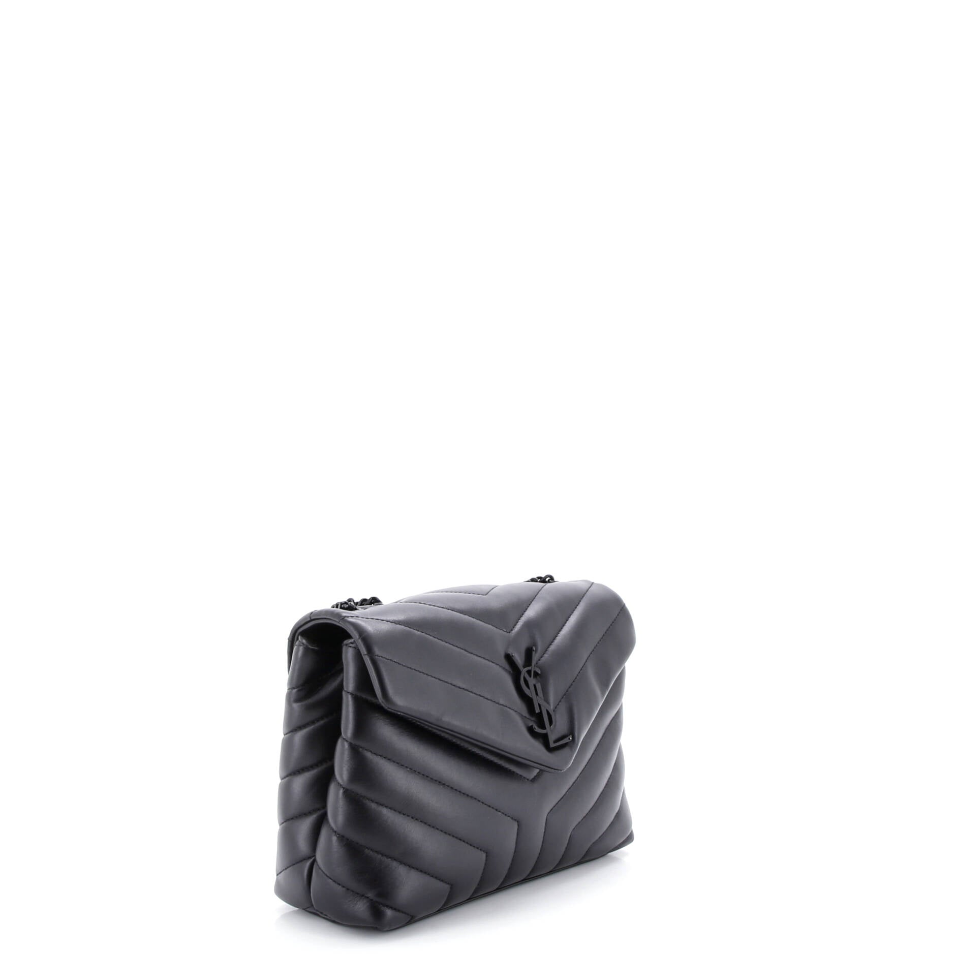Loulou Shoulder Bag Matelasse Chevron Leather Small