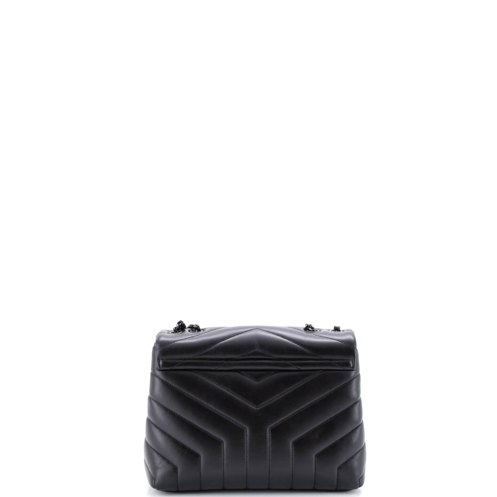 Loulou Shoulder Bag Matelasse Chevron Leather Small
