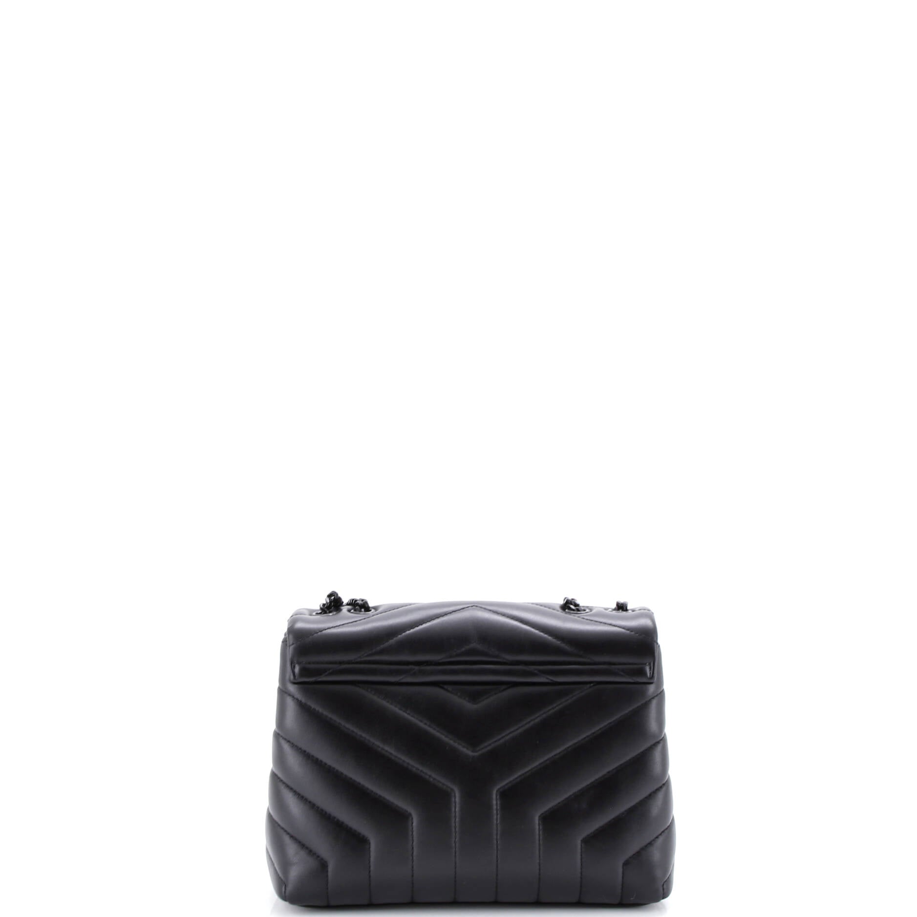 Loulou Shoulder Bag Matelasse Chevron Leather Small