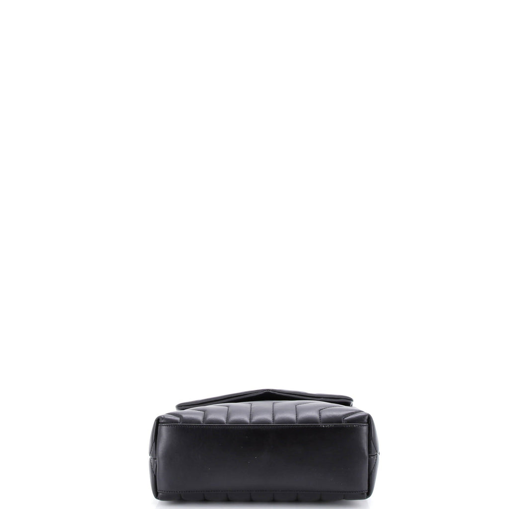 Loulou Shoulder Bag Matelasse Chevron Leather Small