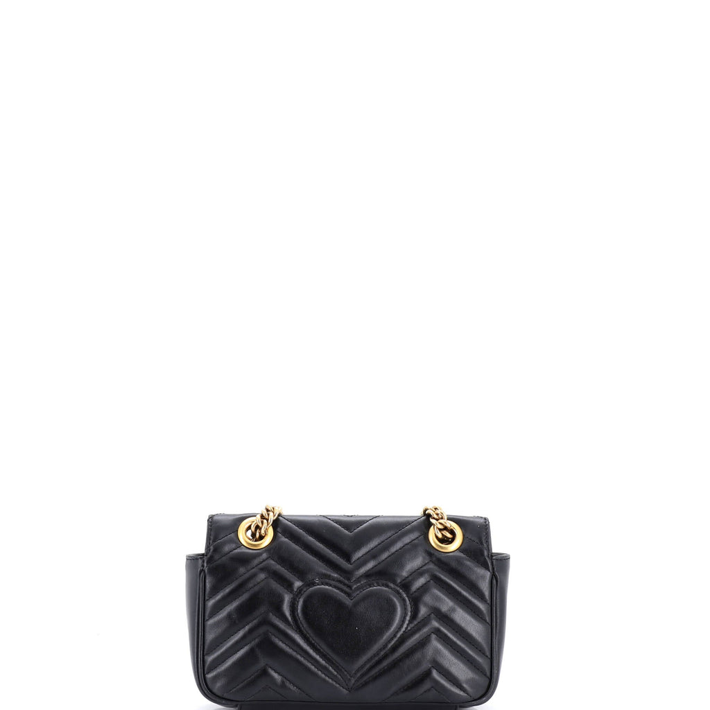 GG Marmont Flap Bag Matelasse Leather Small