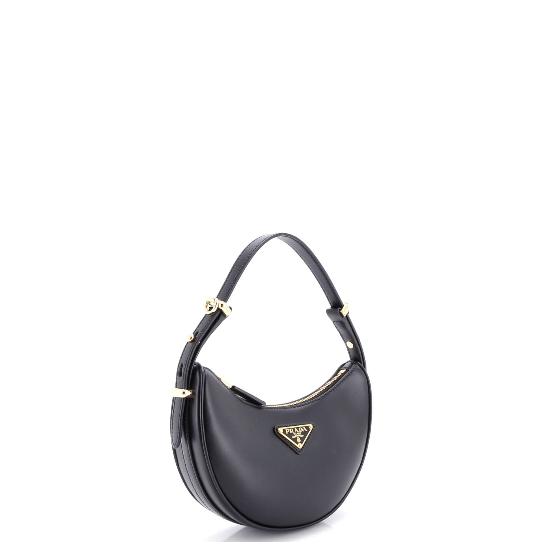 Arque Half Moon Hobo Leather Mini