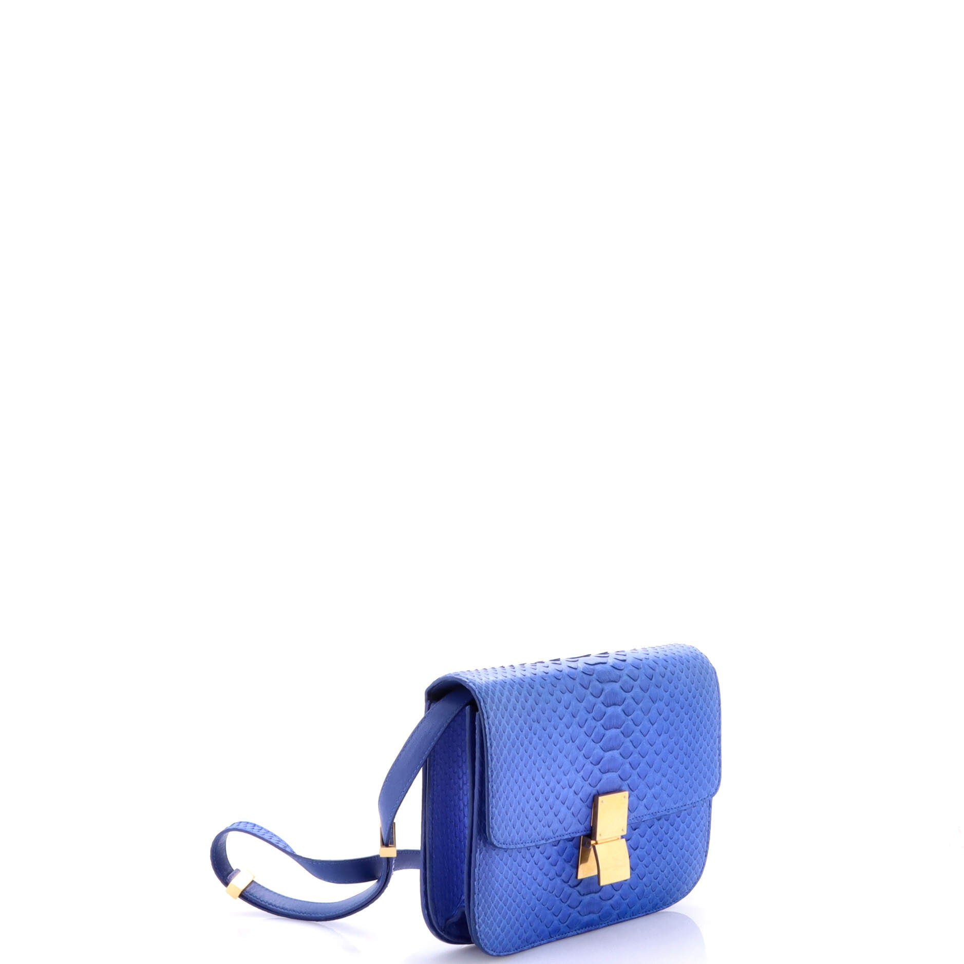Classic Box Bag Python Medium