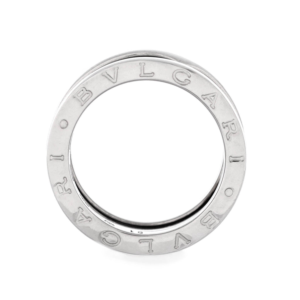 B.Zero1 Two Band Ring 18K White Gold