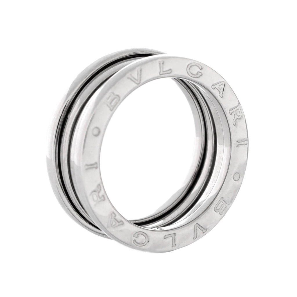 B.Zero1 Two Band Ring 18K White Gold