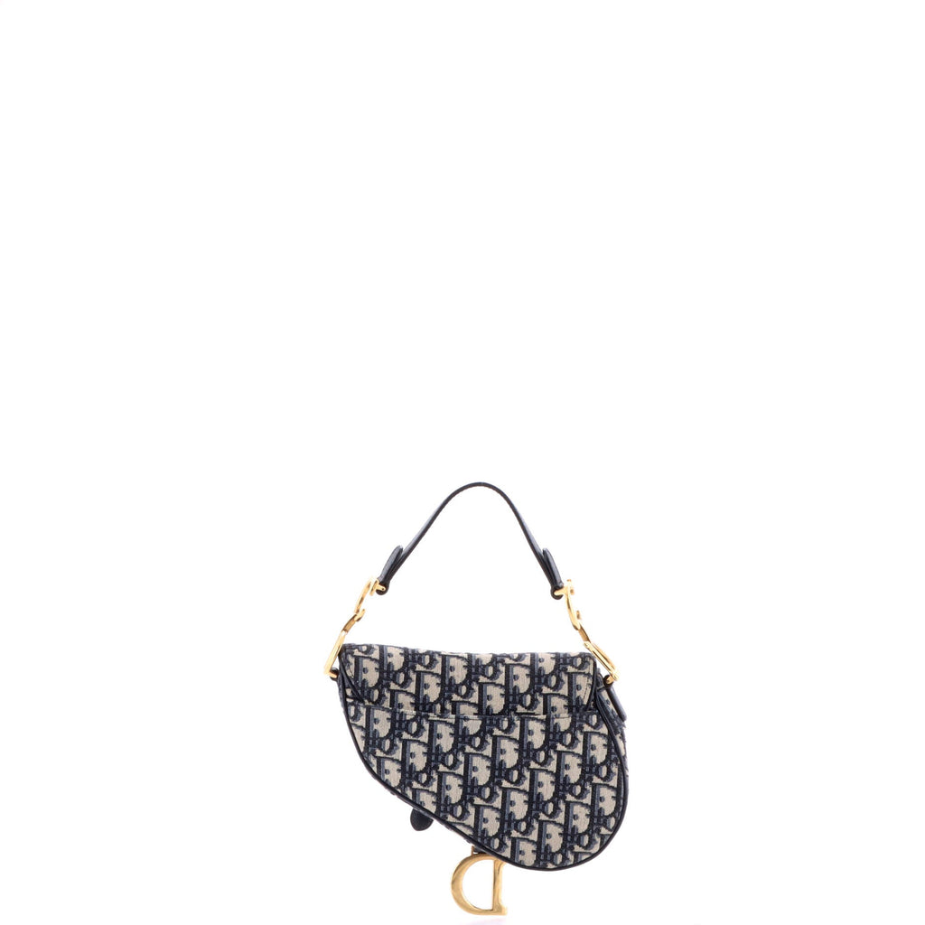 Saddle Handbag Oblique Canvas Mini