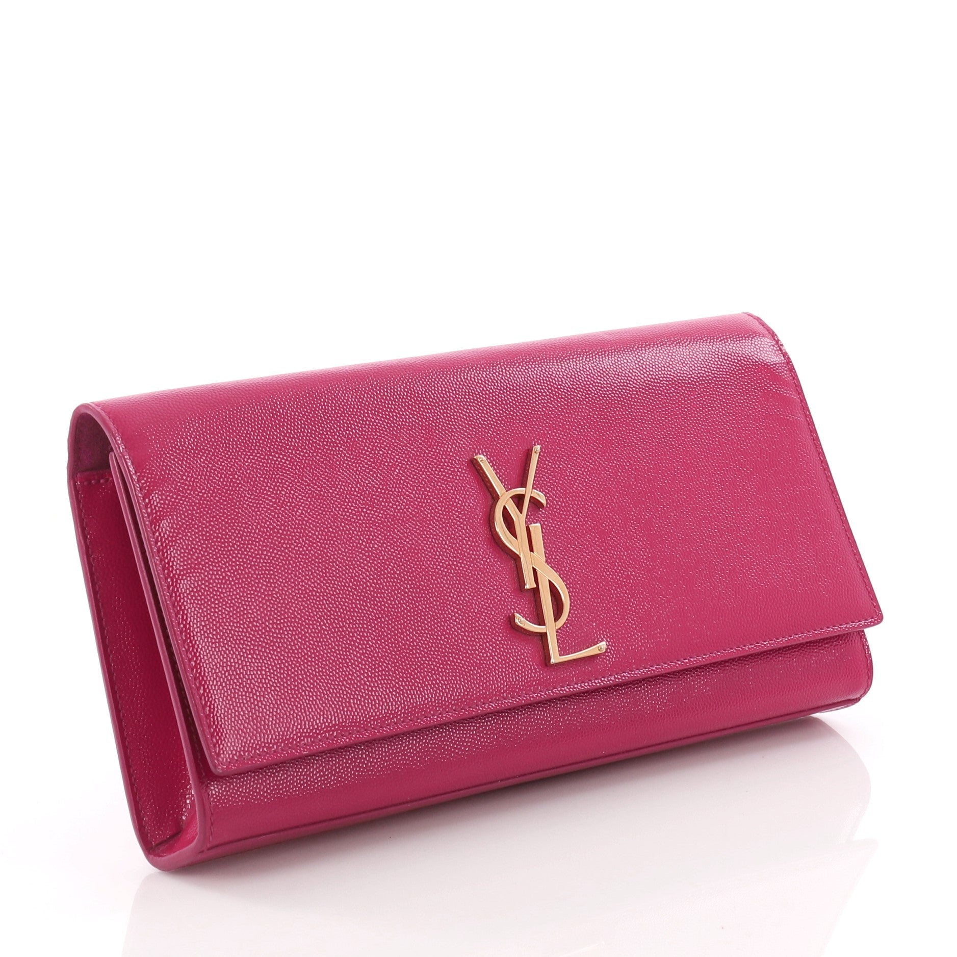 Classic Monogram Clutch Leather Long