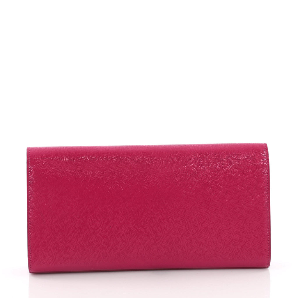 Classic Monogram Clutch Leather Long