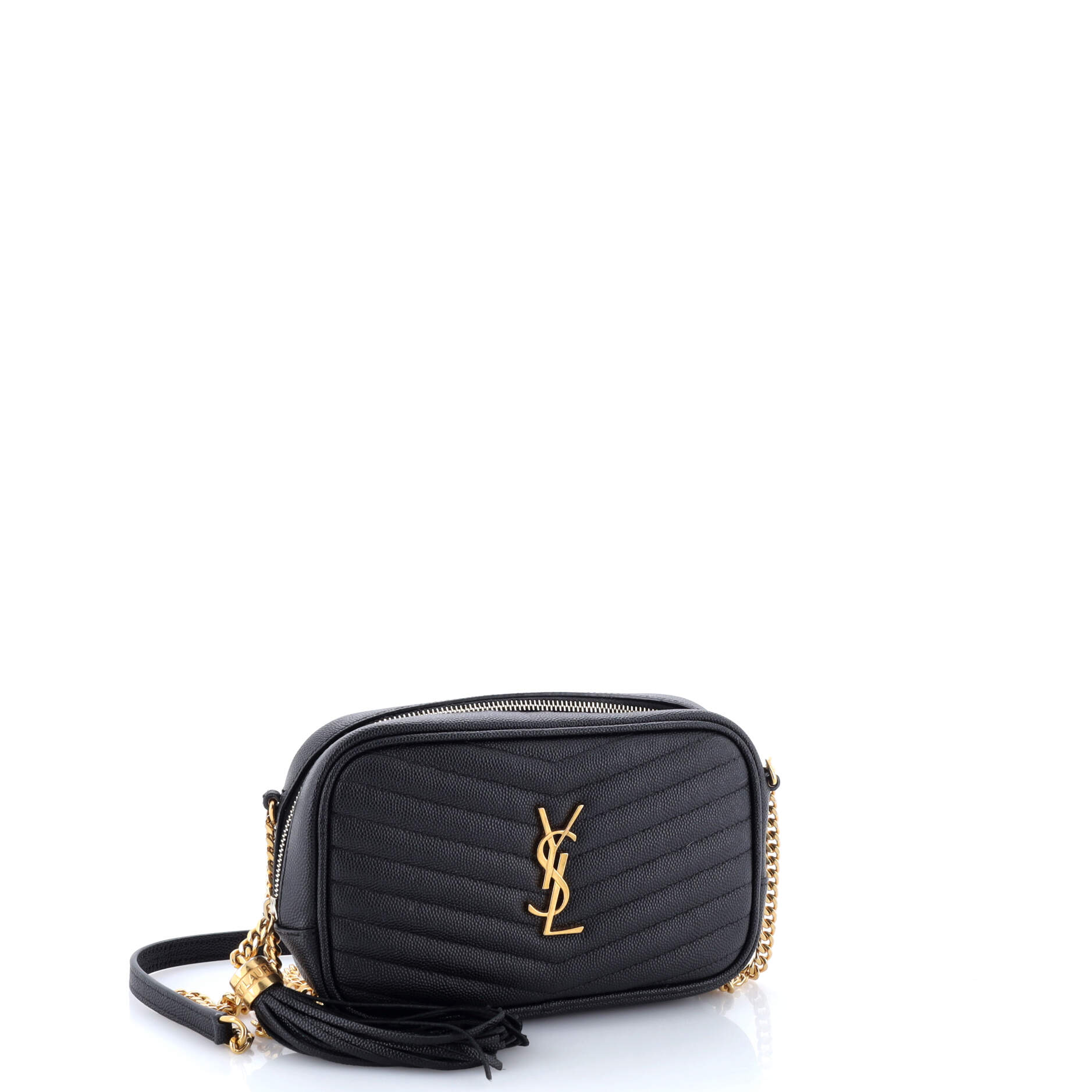 Lou Camera Bag Matelasse Chevron Leather Mini