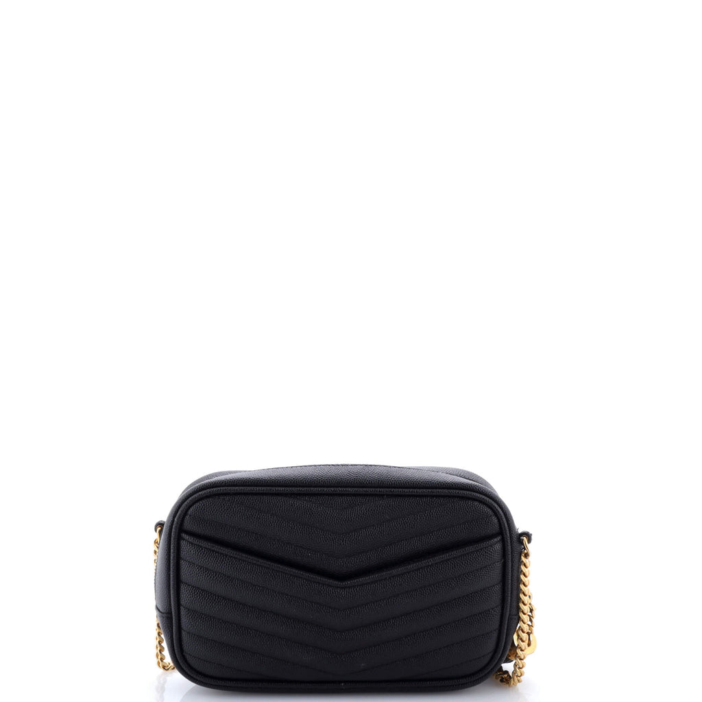 Lou Camera Bag Matelasse Chevron Leather Mini