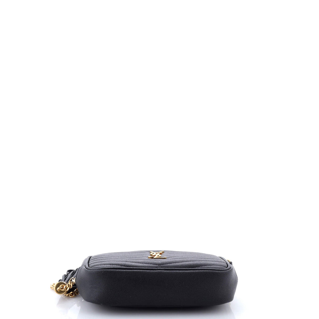 Lou Camera Bag Matelasse Chevron Leather Mini