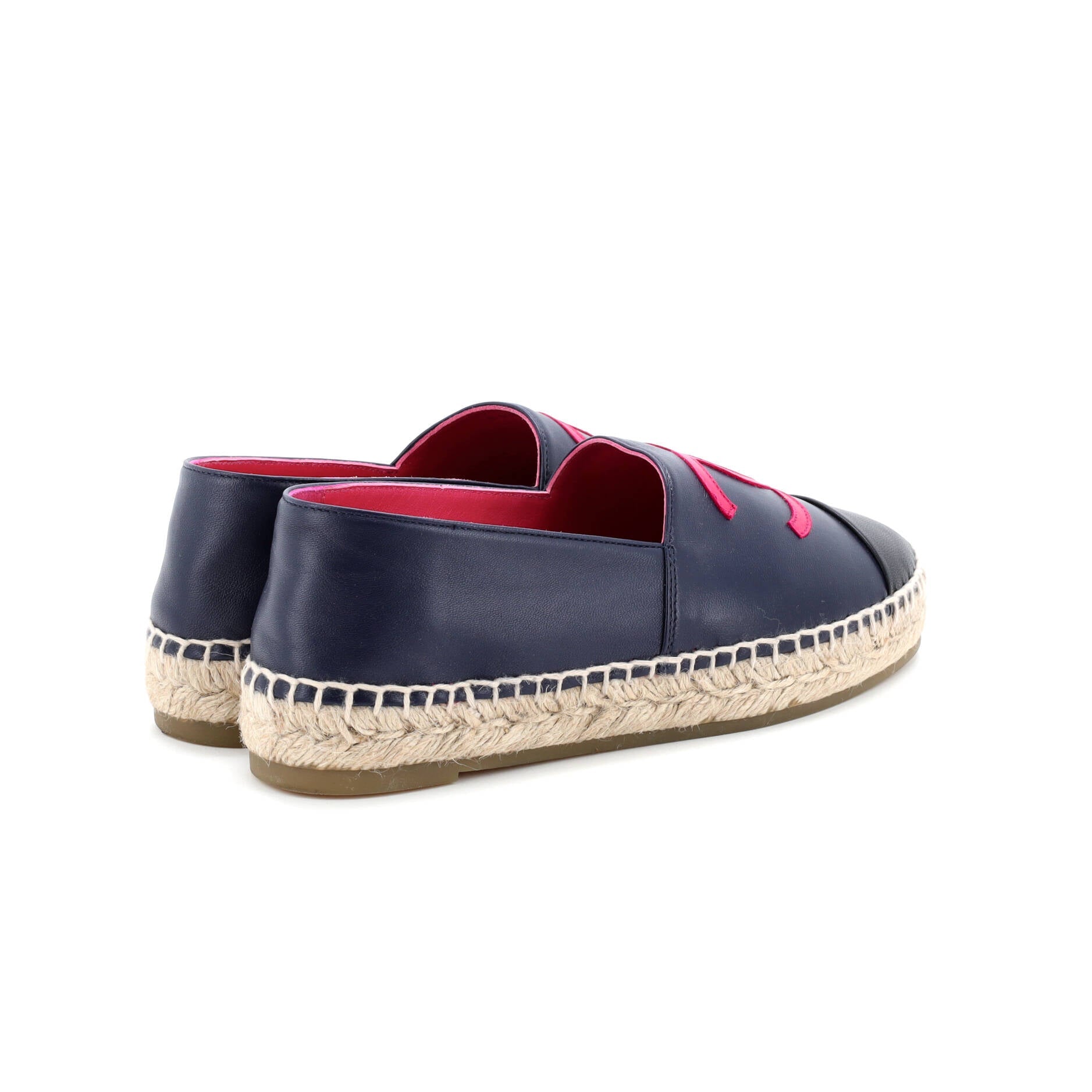 Women's CC Cap Toe Espadrilles Leather