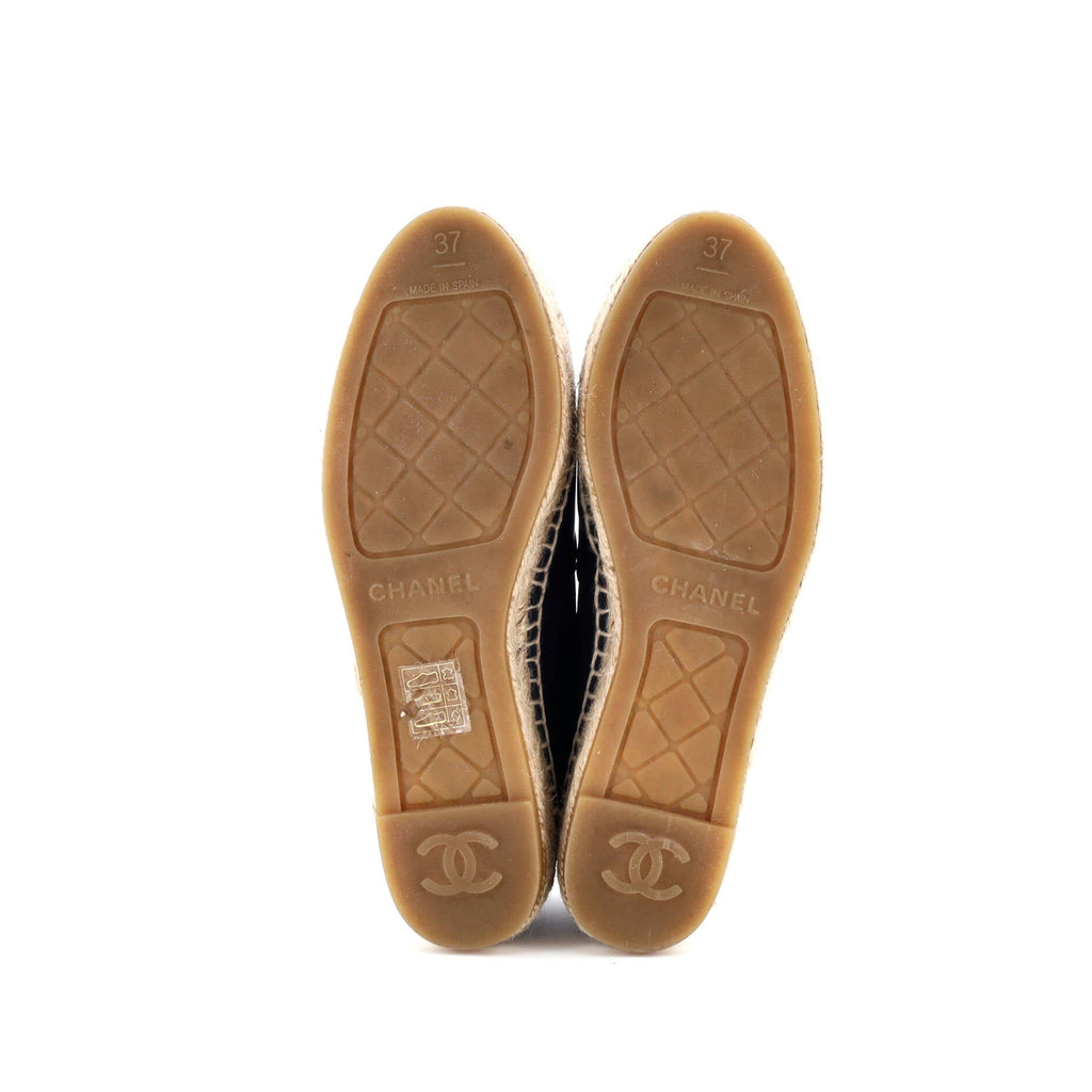 Women's CC Cap Toe Espadrilles Leather