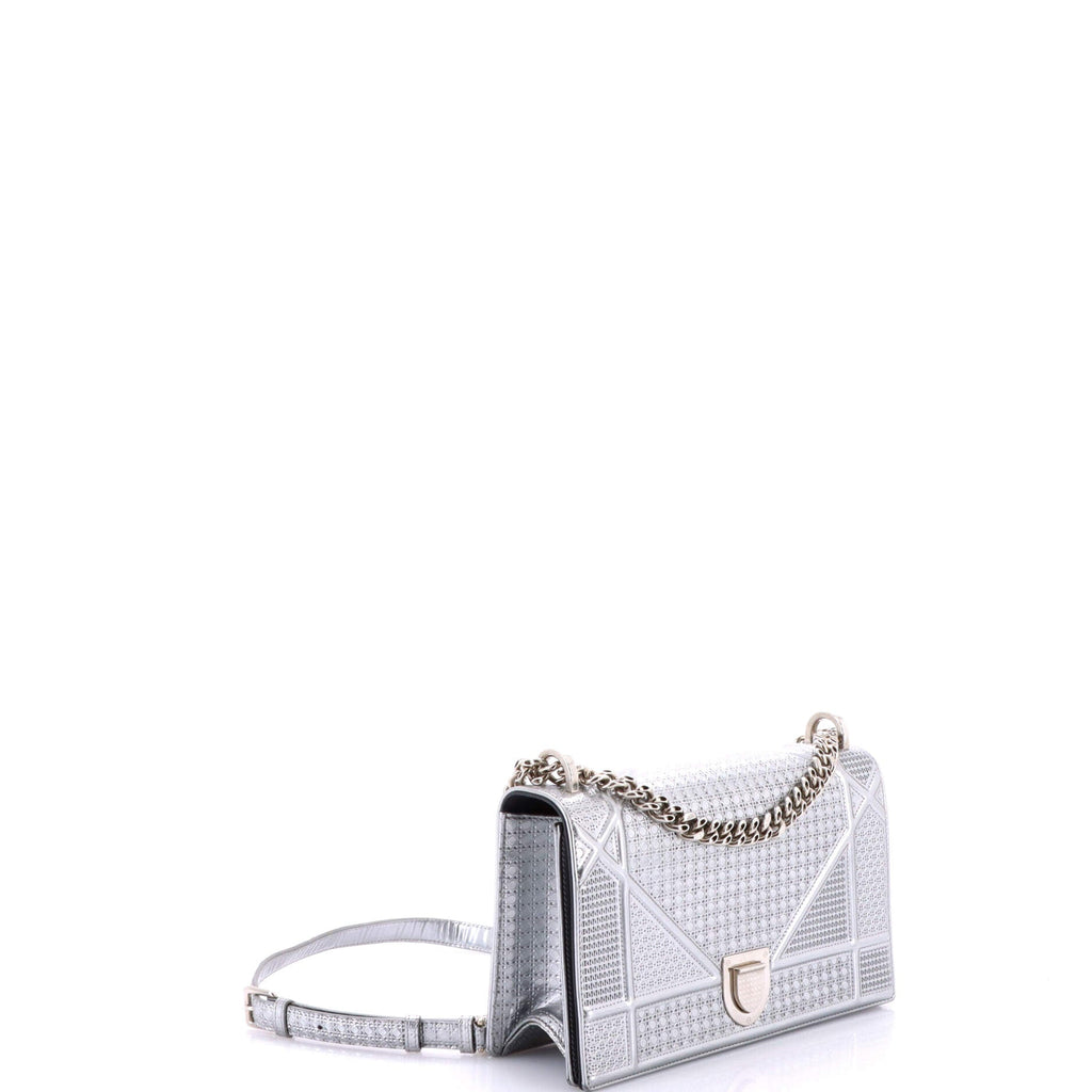 Diorama Flap Bag Cannage Embossed Calfskin Medium