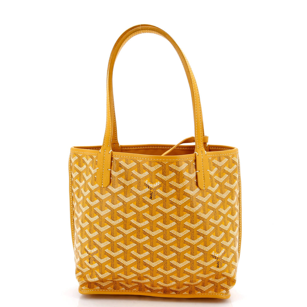 Anjou Reversible Tote Coated Canvas Mini