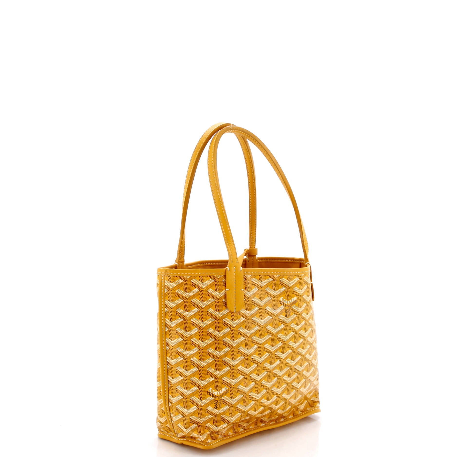Anjou Reversible Tote Coated Canvas Mini