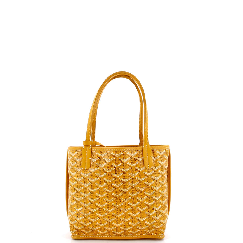 Anjou Reversible Tote Coated Canvas Mini