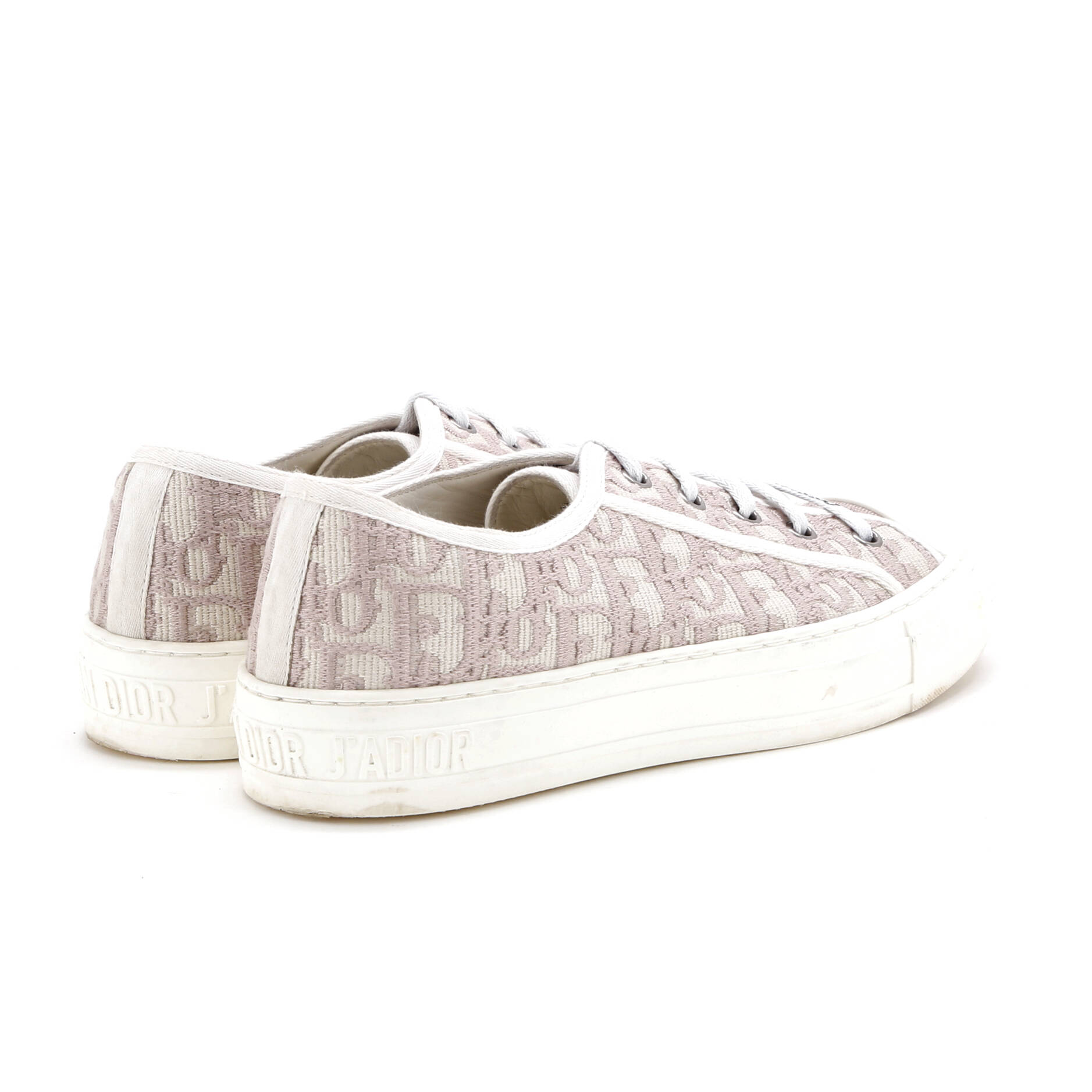 Women's Walk'N'Dior Sneakers Oblique Canvas